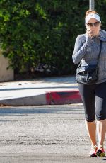 AMY ADAMS in Leggings Out and About in Los Angeles 10/07/2015