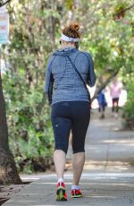 AMY ADAMS in Leggings Out and About in Los Angeles 10/07/2015