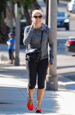 AMY ADAMS in Leggings Out and About in Los Angeles 10/07/2015