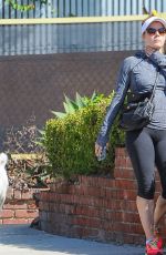 AMY ADAMS in Leggings Out and About in Los Angeles 10/07/2015
