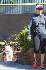 AMY ADAMS in Leggings Out and About in Los Angeles 10/07/2015