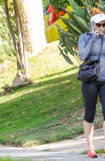 AMY ADAMS in Leggings Out and About in Los Angeles 10/07/2015