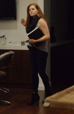 AMY ADAMS Leaves a Hair Salon in Los Angeles 09/29/2015