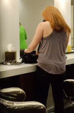 AMY ADAMS Leaves a Hair Salon in Los Angeles 09/29/2015
