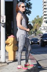 AMY ADAMS Out and About in West Hollywood 10/02/2015