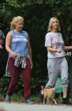 AMY SCHUMER and JENNIFER LAWRENCE Out and About in Atlanta 10/04/2015