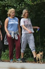 AMY SCHUMER and JENNIFER LAWRENCE Out and About in Atlanta 10/04/2015