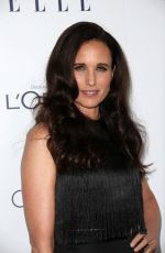ANDIE MACDOWELL at 2015 Elle Women in Hollywood Awards in Los Angeles 10/19/2015
