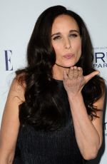 ANDIE MACDOWELL at 2015 Elle Women in Hollywood Awards in Los Angeles 10/19/2015