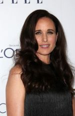 ANDIE MACDOWELL at 2015 Elle Women in Hollywood Awards in Los Angeles 10/19/2015