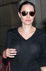ANGELINA JOLIE Arrives at LAX Airport in Los Angeles 10/27/2015