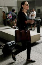 ANGELINA JOLIE Arrives at LAX Airport in Los Angeles 10/27/2015