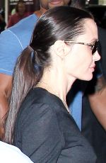 ANGELINA JOLIE Arrives at LAX Airport in Los Angeles 10/27/2015