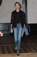 ANJA RUBIK Leaves Greenwich Hotel in The Bronx 10/01/2015