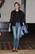 ANJA RUBIK Leaves Greenwich Hotel in The Bronx 10/01/2015