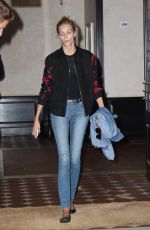 ANJA RUBIK Leaves Greenwich Hotel in The Bronx 10/01/2015