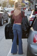 ANNALYNNE MCCORD Shopping on Melrose Avenue 09/30/2015