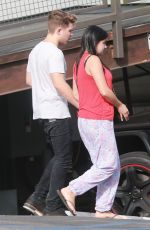ARIEL WINTER and Laurent Claude Gaudette Out in Los Angeles 10/14/2015