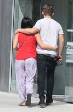 ARIEL WINTER and Laurent Claude Gaudette Out in Los Angeles 10/14/2015