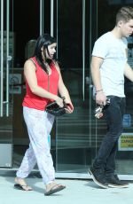 ARIEL WINTER and Laurent Claude Gaudette Out in Los Angeles 10/14/2015