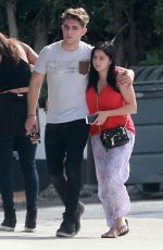 ARIEL WINTER and Laurent Claude Gaudette Out in Los Angeles 10/14/2015