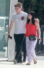 ARIEL WINTER and Laurent Claude Gaudette Out in Los Angeles 10/14/2015