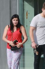 ARIEL WINTER and Laurent Claude Gaudette Out in Los Angeles 10/14/2015