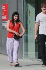 ARIEL WINTER and Laurent Claude Gaudette Out in Los Angeles 10/14/2015