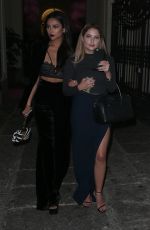 ASHLEY BENSON and SHAY MITCHELL Night Out in Milan 10/24/2015