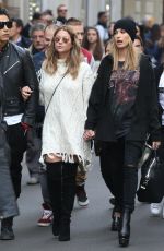 ASHLEY BENSON and SHAY MITCHELL Out Shopping in Milan 10/24/2015