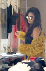ASHLEY BENSON and SHAY MITCHELL Out Shopping in Milan 10/24/2015
