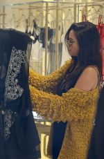 ASHLEY BENSON and SHAY MITCHELL Out Shopping in Milan 10/24/2015