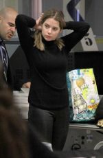 ASHLEY BENSON at Los Angeles International Airport 10/26/2015