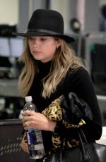 ASHLEY BENSON at Los Angeles International Airport 10/26/2015