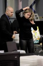 ASHLEY BENSON at Los Angeles International Airport 10/26/2015