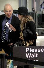 ASHLEY BENSON at Los Angeles International Airport 10/26/2015