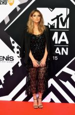 ASHLEY BENSON at MTV European Music Awards 2015 in Milan 10/25/2015