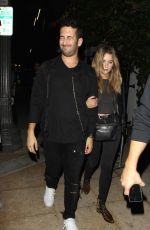 ASHLEY BENSON Leaves a Night Club in West Hollywood 10/15/2015
