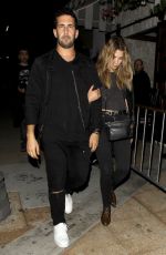 ASHLEY BENSON Leaves a Night Club in West Hollywood 10/15/2015