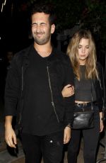 ASHLEY BENSON Leaves a Night Club in West Hollywood 10/15/2015