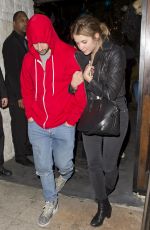 ASHLEY BENSON Leaves Le Jardin Night Club in Hollywood 10/29/2015