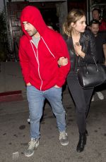ASHLEY BENSON Leaves Le Jardin Night Club in Hollywood 10/29/2015