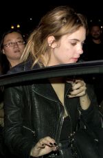ASHLEY BENSON Leaves Le Jardin Night Club in Hollywood 10/29/2015