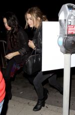 ASHLEY BENSON Leaves Le Jardin Night Club in Hollywood 10/29/2015