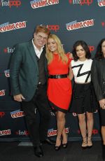 ASHLEY BENSON, LUCY HALE and SHAY MITCHELL at New York Comic-con 10/09/2015