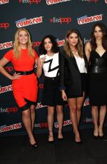 ASHLEY BENSON, LUCY HALE and SHAY MITCHELL at New York Comic-con 10/09/2015
