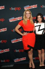 ASHLEY BENSON, LUCY HALE and SHAY MITCHELL at New York Comic-con 10/09/2015