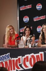 ASHLEY BENSON, LUCY HALE and SHAY MITCHELL at New York Comic-con 10/09/2015