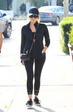 ASHLEY BENSON Out in Los Angeles 10/21/2015