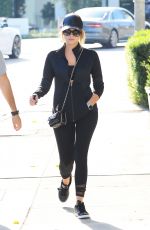 ASHLEY BENSON Out in Los Angeles 10/21/2015